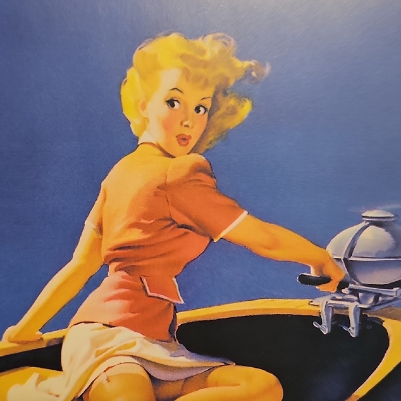 Vintage Style Pin-Up Art Print - Nautical - Elvgren - Picture 7 of 8